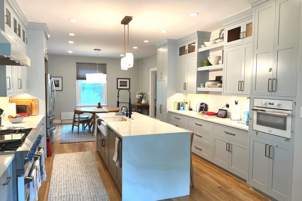 Finished kitchen renovation in Victoria BC by Kinnee Contracting