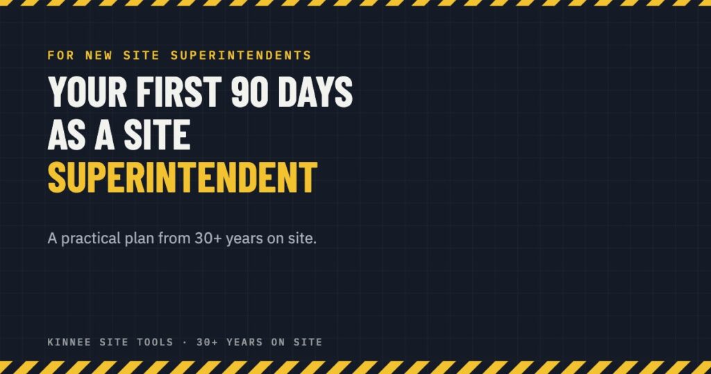 Your first 90 days as a site superintendent