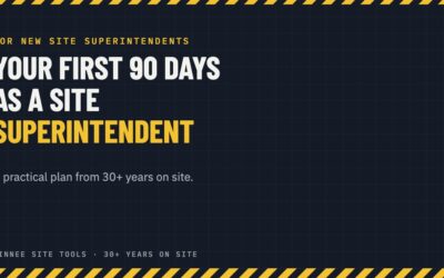 Your first 90 days as a site superintendent